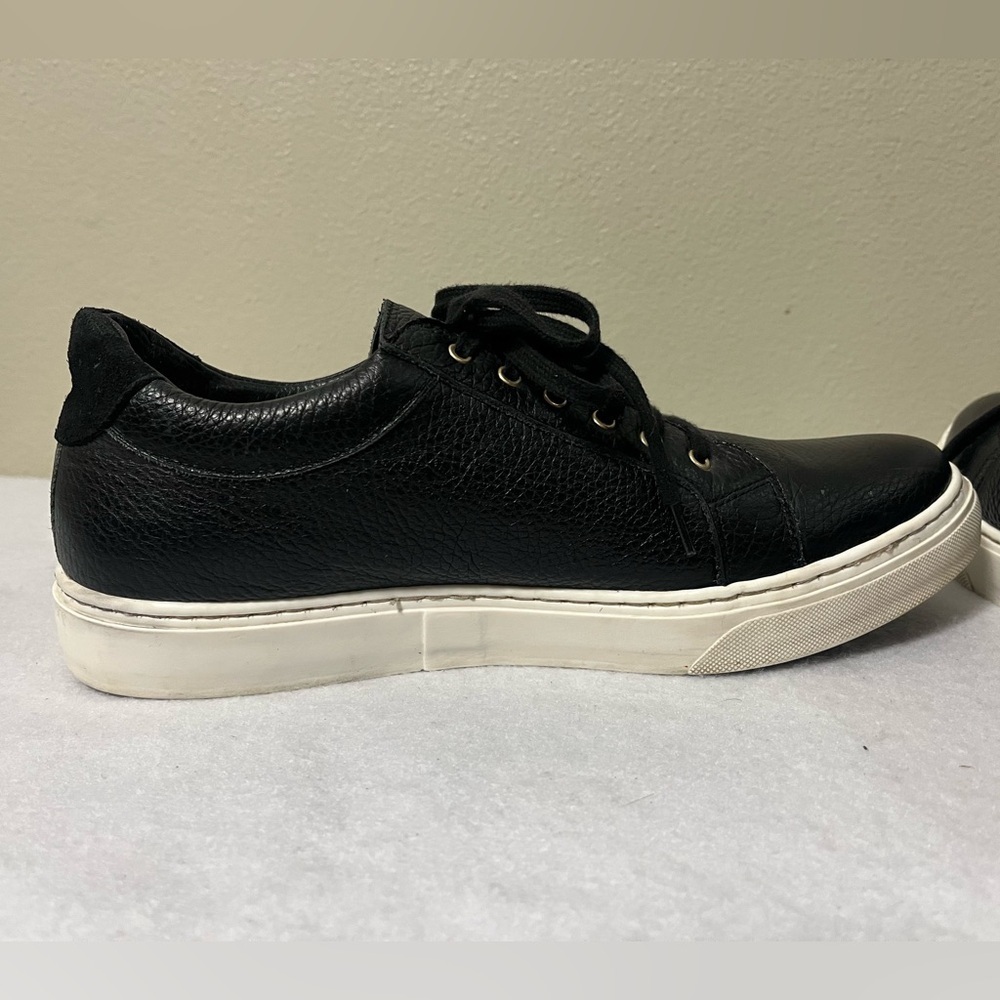 Sarah Flint Perfect Sneaker Black Leather Lace Up Shoes Women’s Size 11 EU 42 - Picture 3 of 10